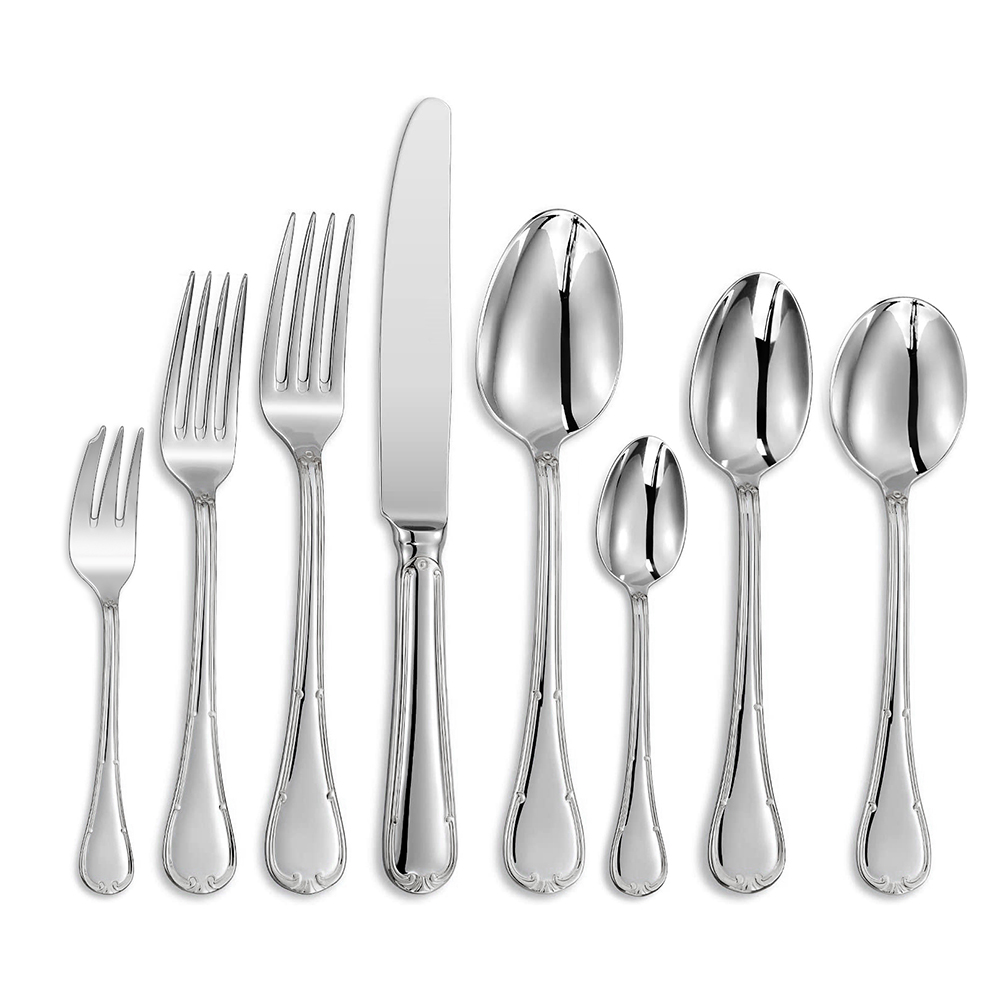 Gold Plated Cutlery - 1/2 Pieces Fine Silverware Set Elegant