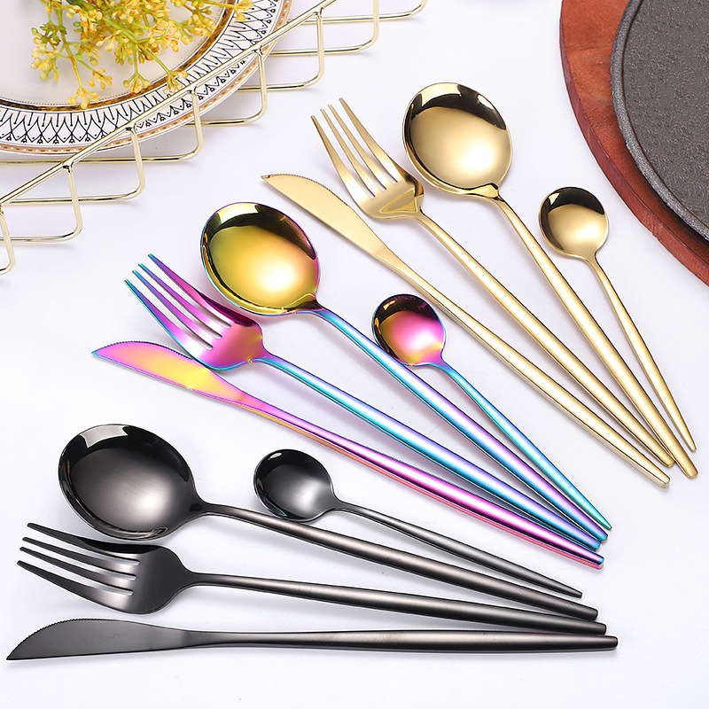 5/20/30/60pcs cross-border sta – обзор и цена Gold Plated Cutlery