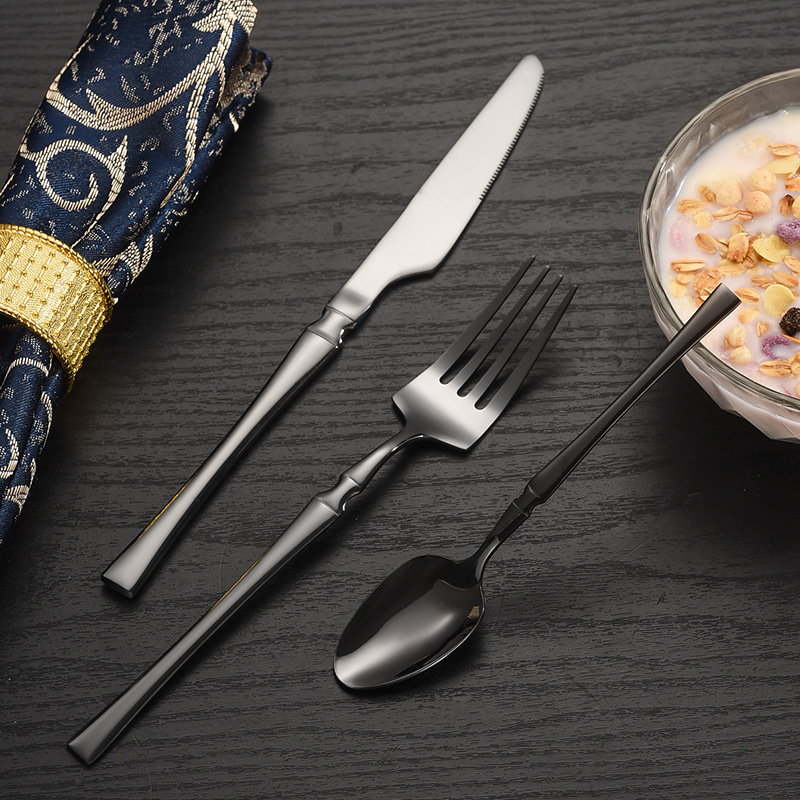 40/60-piece black stainless st – обзор и цена Gold Plated Cutlery