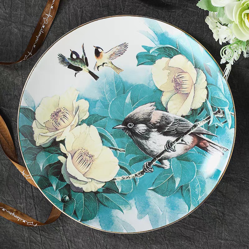 Luxury Western Round Ceramic P – обзор и цена Gold Plated Cutlery