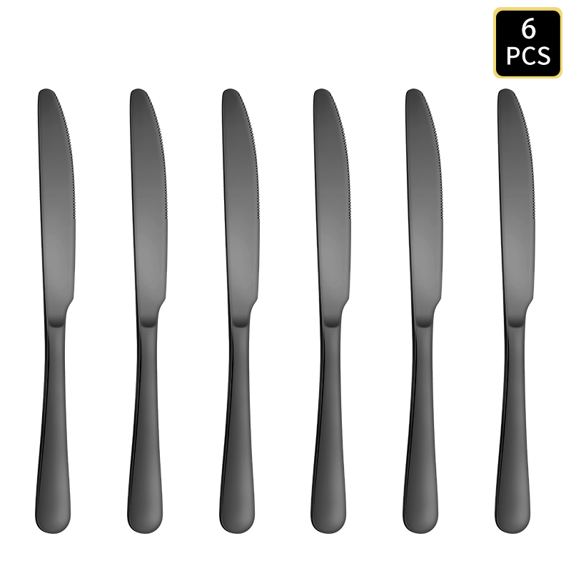 4/6/16/24pcs Black stainless s – обзор и цена Gold Plated Cutlery