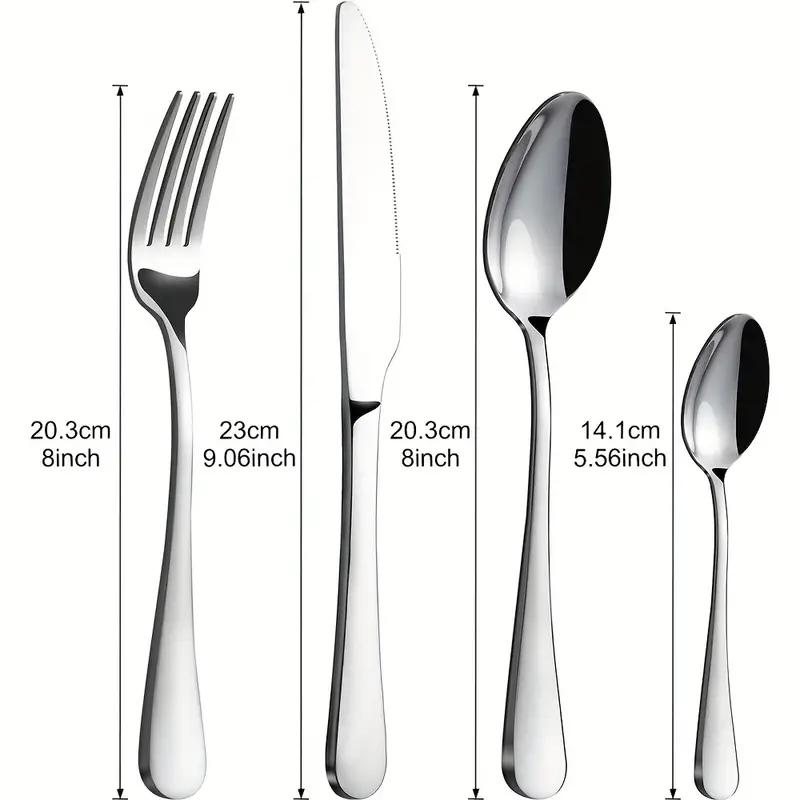 16pcs Stainless Steel Tablewar – обзор и цена Gold Plated Cutlery