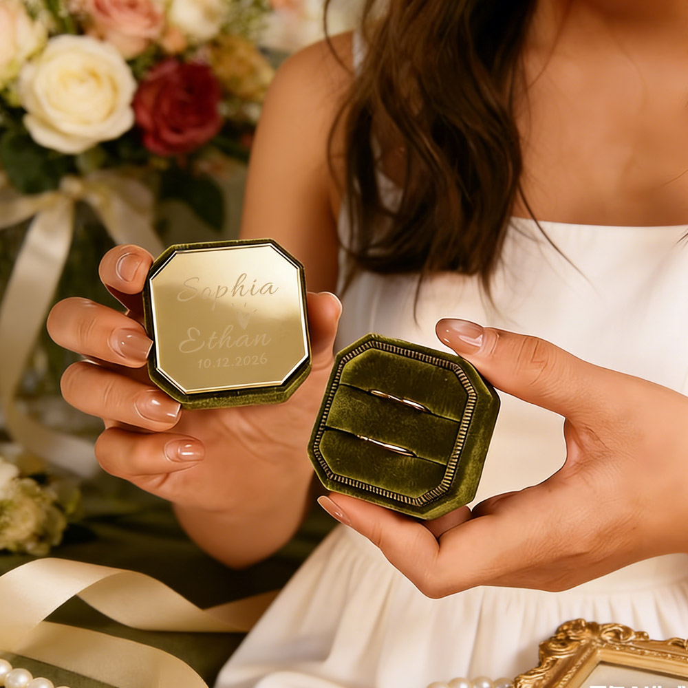 Personalized Engravable Octago – обзор и цена Velvet Jewelry Box