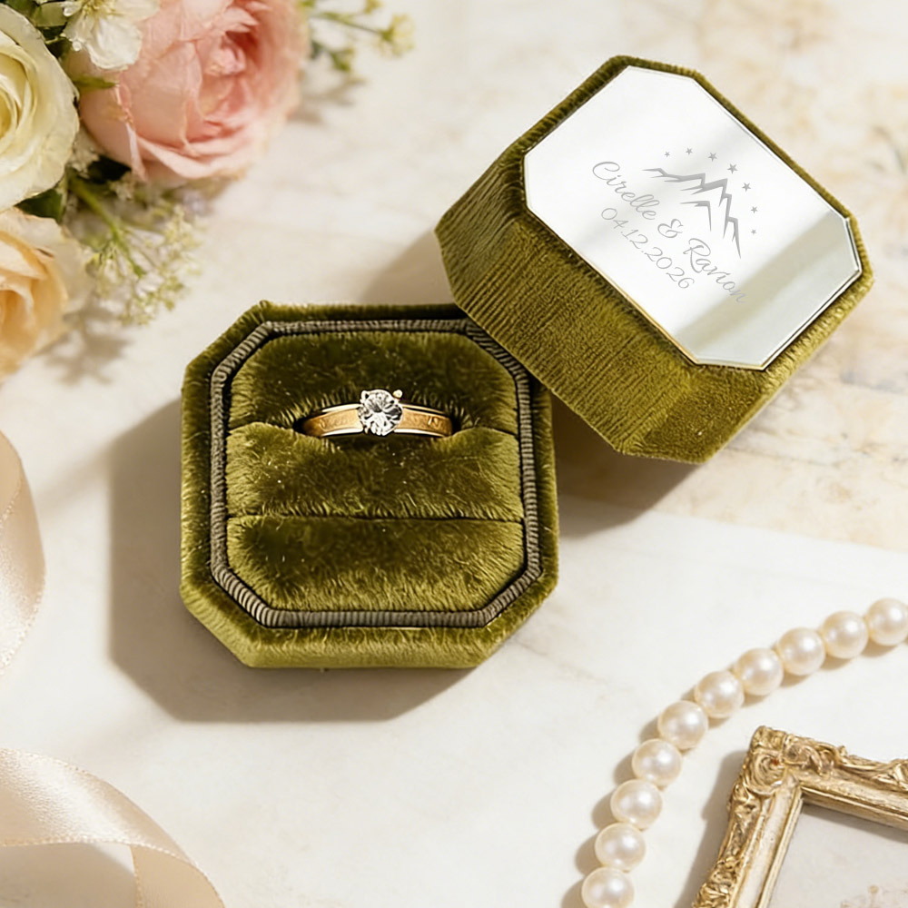 Personalized Engravable Octago – обзор и цена Velvet Jewelry Box