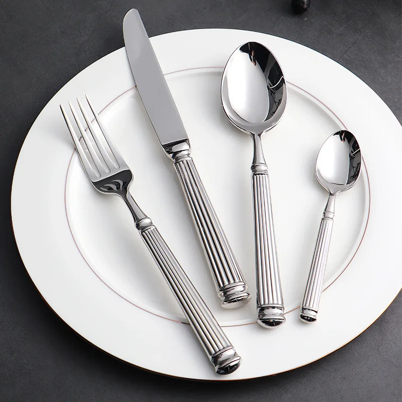 4pcs Bright 18/10 Stainless St – обзор и цена Gold Plated Cutlery