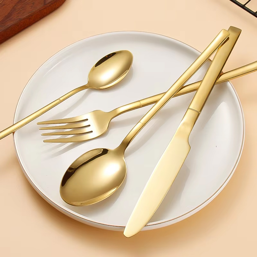 6/24/30PCS Gold Tableware Sets – обзор и цена Gold Plated Cutlery