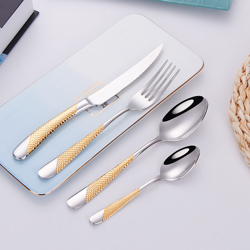 Full Tableware for Kitchen Cut – обзор и цена Gold Plated Cutlery
