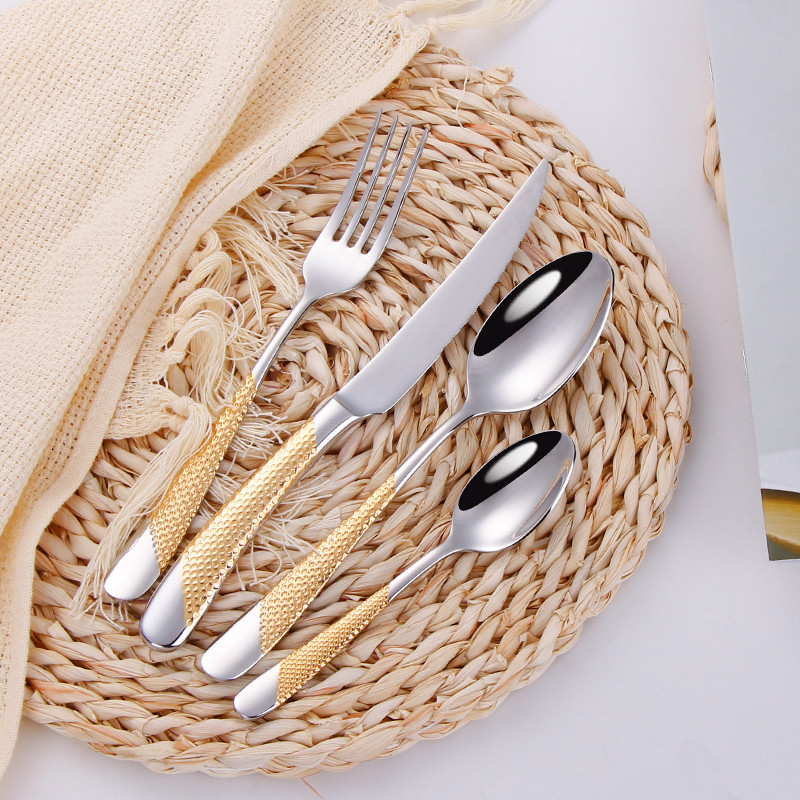 Full Tableware for Kitchen Cut – обзор и цена Gold Plated Cutlery