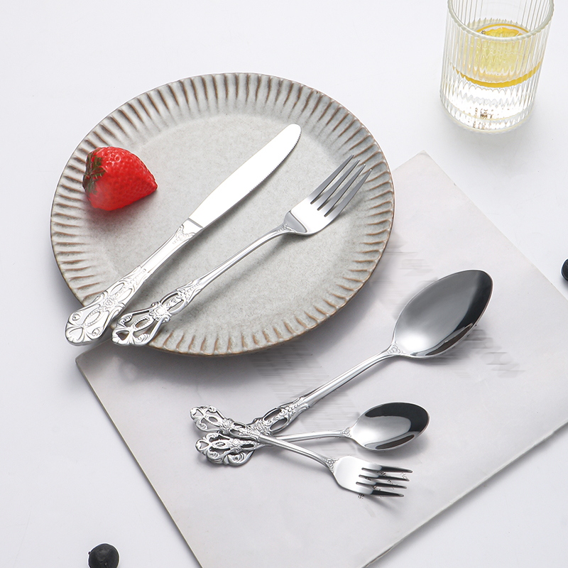 20-piece premium elegant silve – обзор и цена Gold Plated Cutlery