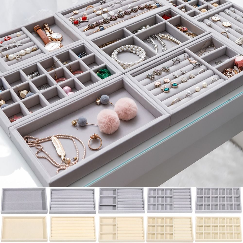 Organizer Box Stackable Velvet – обзор и цена Velvet Jewelry Box