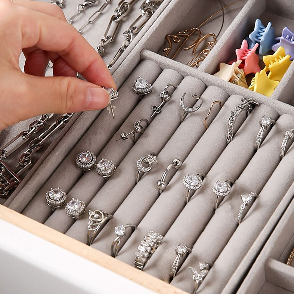 Organizer Box Stackable Velvet – обзор и цена Velvet Jewelry Box