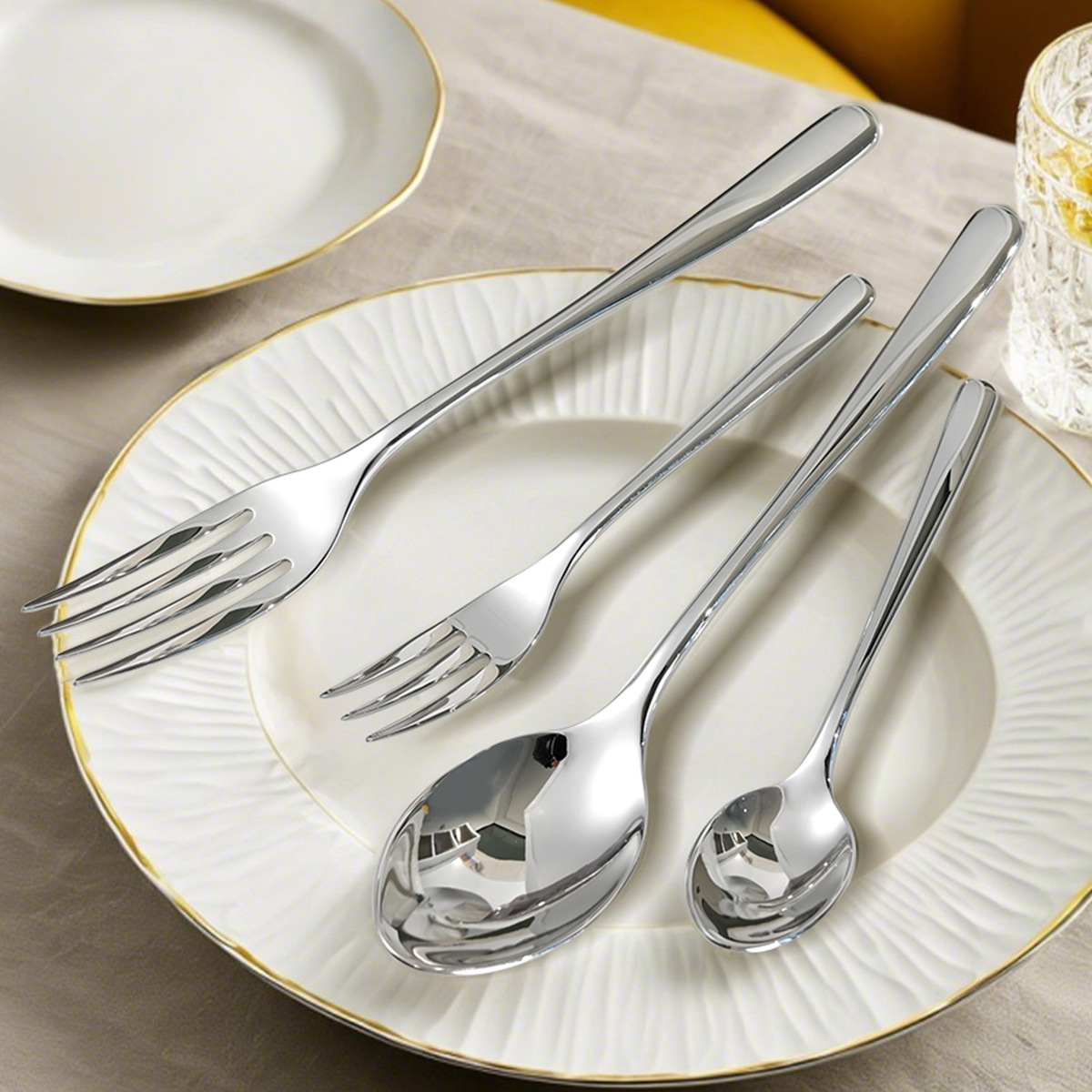 New Luxury Cutlery 18/10 stain – обзор и цена Gold Plated Cutlery