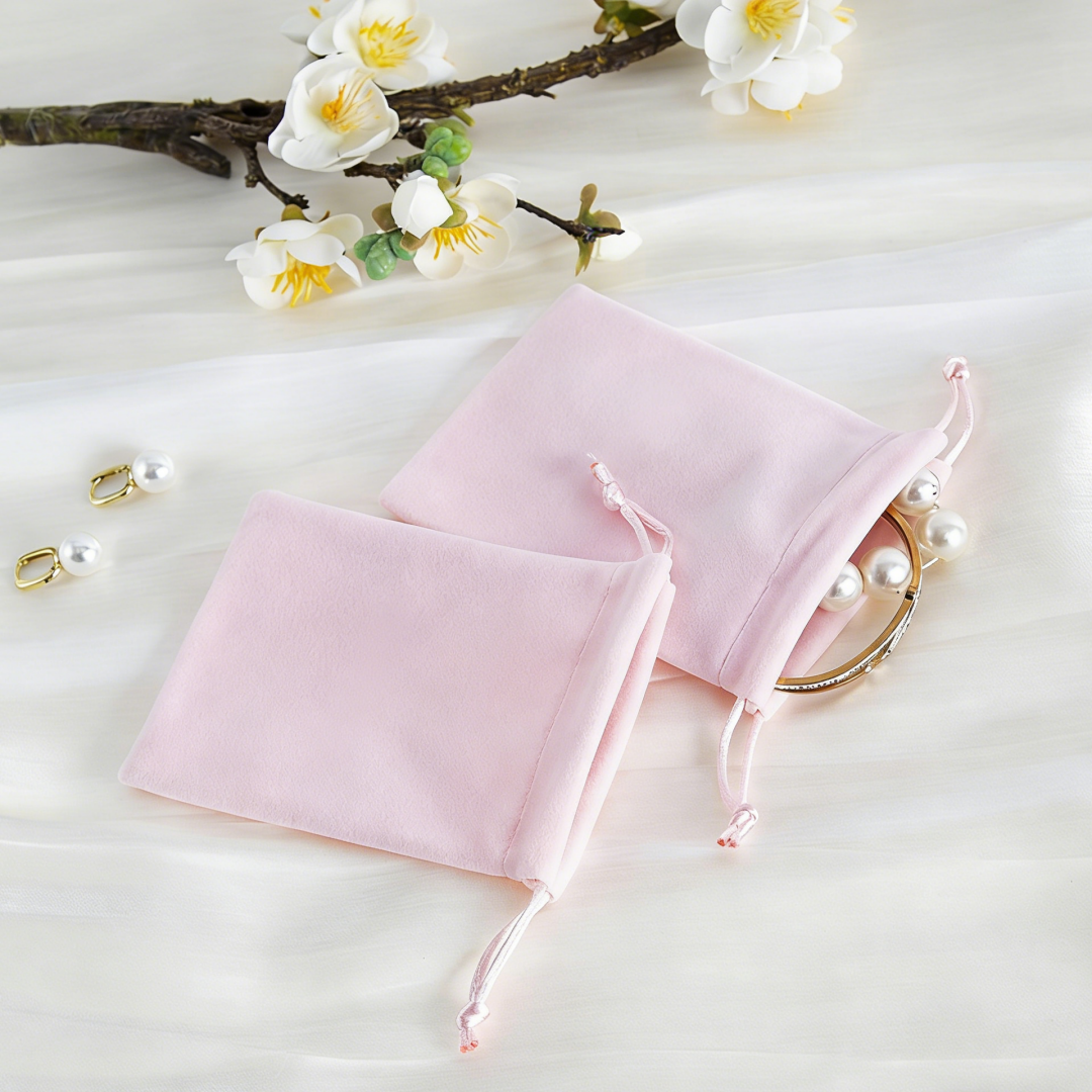 10Pcs Soft Velvet Drawstring S – обзор и цена Velvet Jewelry Box